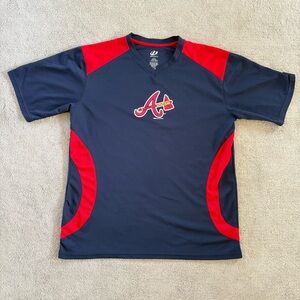 Vintage Atlanta Braves 2013 MLB Stitches Athletic Gear Shirt Men's Large✅